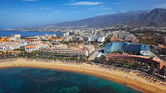 Superb Seaview Apartment In Playa De Las Americas Kültér fotó